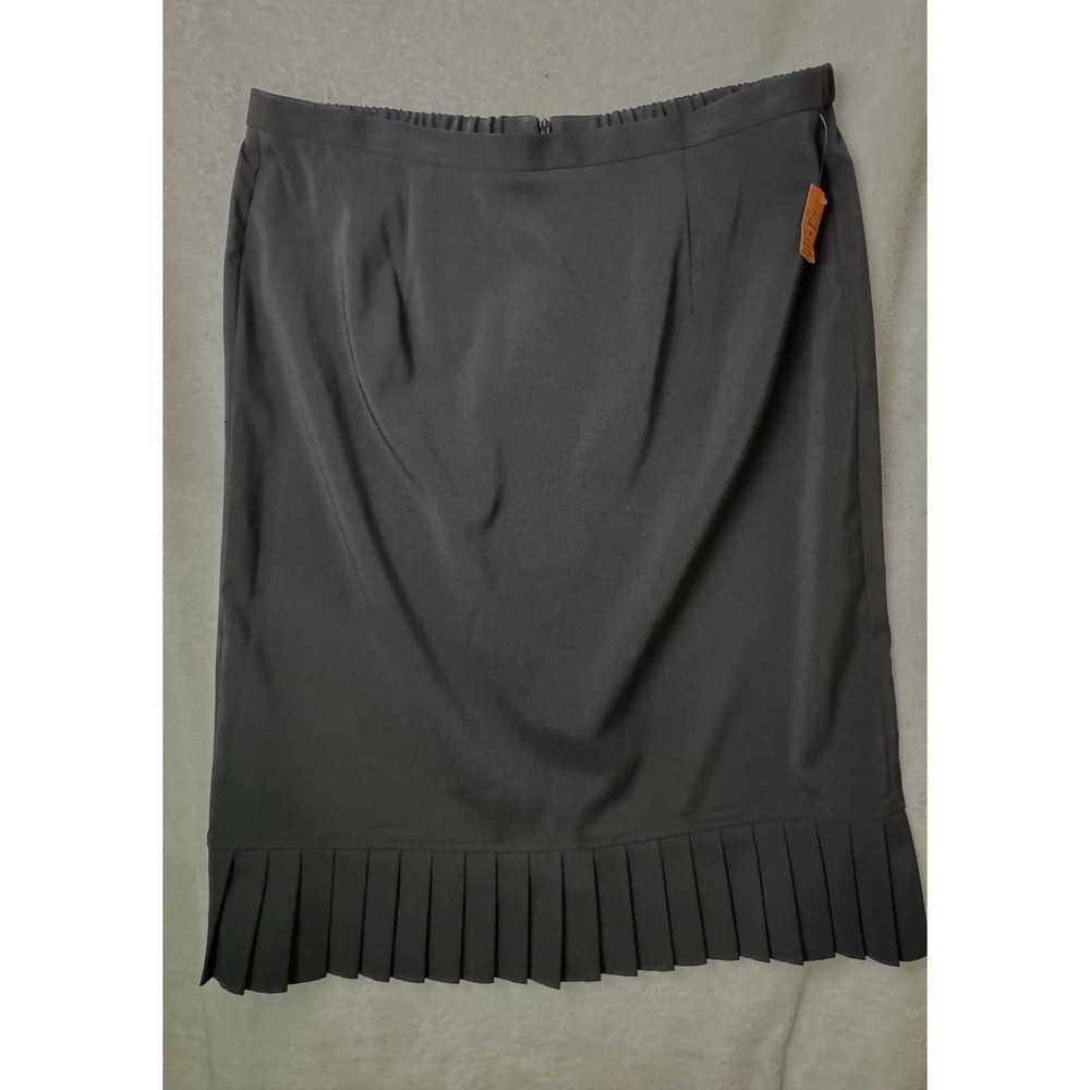 Women"s Black Pencil Skirt Size 14 W New With Tags